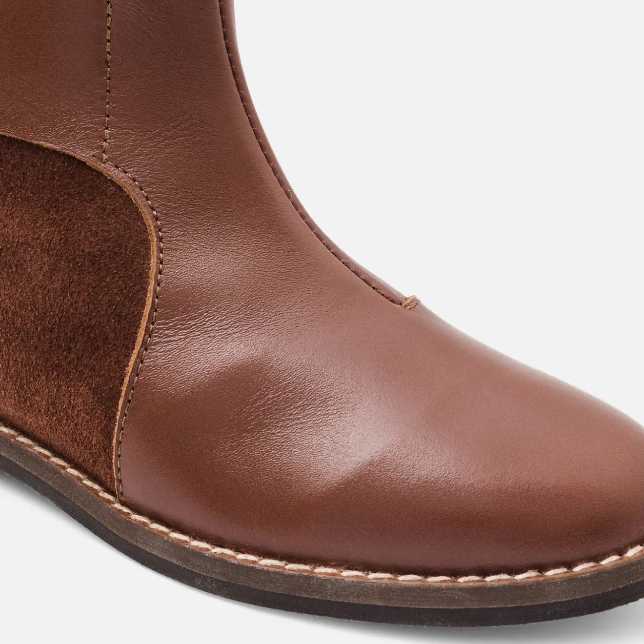 Jacadi Stiefeletten>Mädchen-Stiefeletten aus Leder NATÜRLICH
