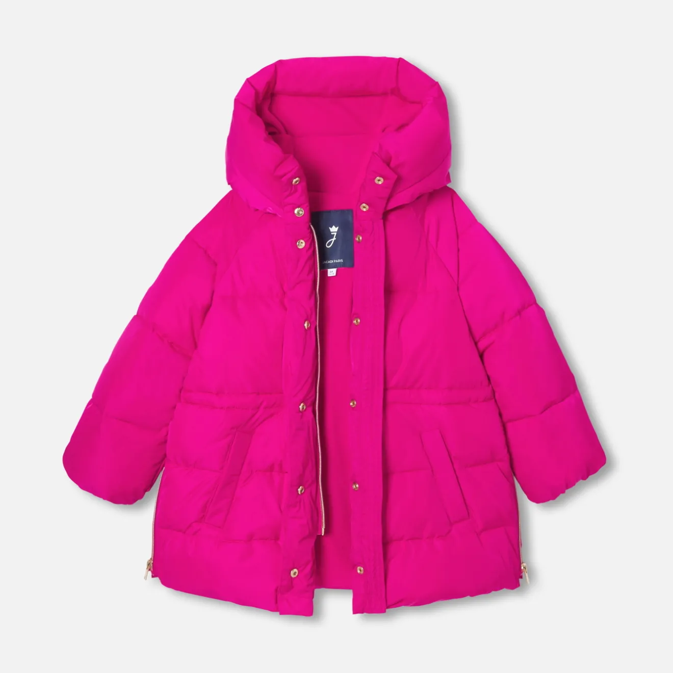 Jacadi Jacken & Mäntel>Mittellanger Anorak für Mädchen ROSE GRENADINE