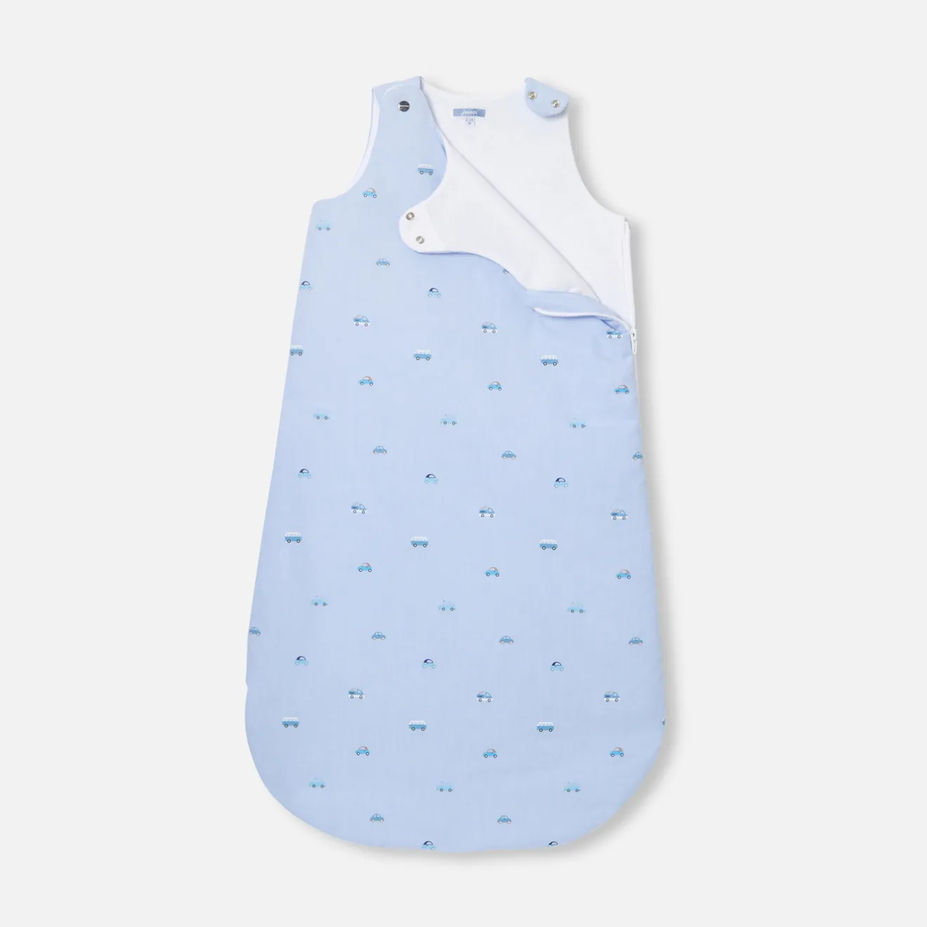 Jacadi Schlafsäcke Und Decken|Schlafsäcke & Decken>Mitwachsender Schlafsack 6–24 Monate aus Baumwolle WASSERBLAU/MEHRFARBIG
