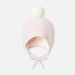 Jacadi Mützen, Schale Und Handschuhe|Accessoires>Mütze mit Microfleece-Futter für Baby Mädchen ROSA BLASS JACADI