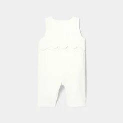 Jacadi Spieler, Latzhosen, Ensembles>Overall aus Cordsamt für Mädchen WEICHES JACADI WEISS