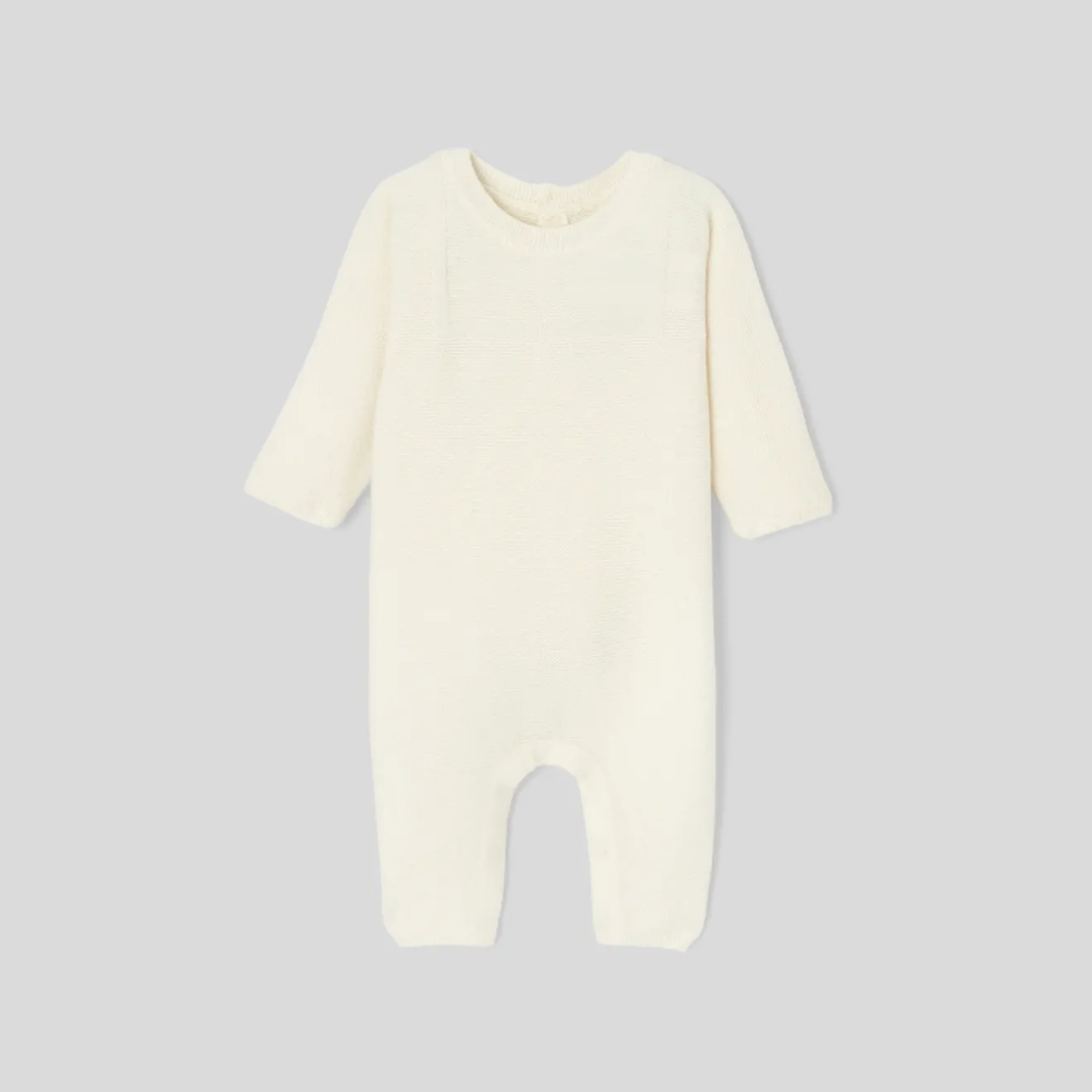 Jacadi Spieler, Latzhosen, Ensembles>Overall aus Kaschmir WEICHES JACADI WEISS