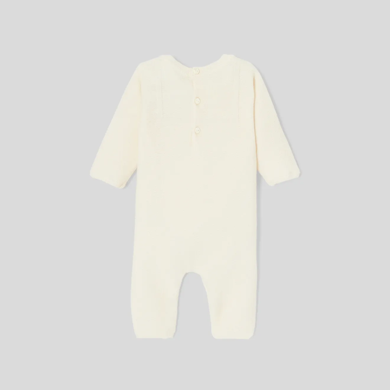 Jacadi Spieler, Latzhosen, Ensembles>Overall aus Kaschmir WEICHES JACADI WEISS