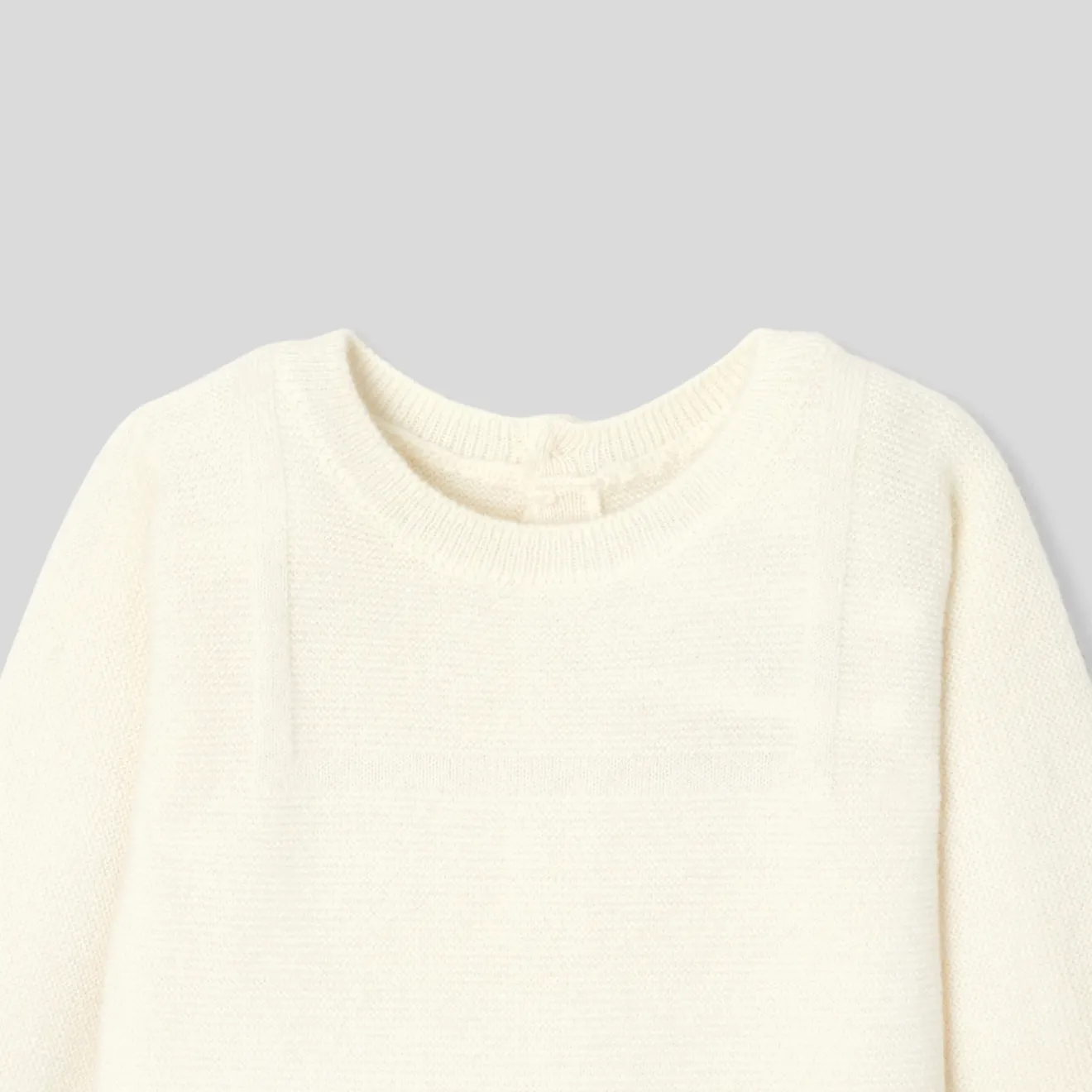 Jacadi Spieler, Latzhosen, Ensembles>Overall aus Kaschmir WEICHES JACADI WEISS