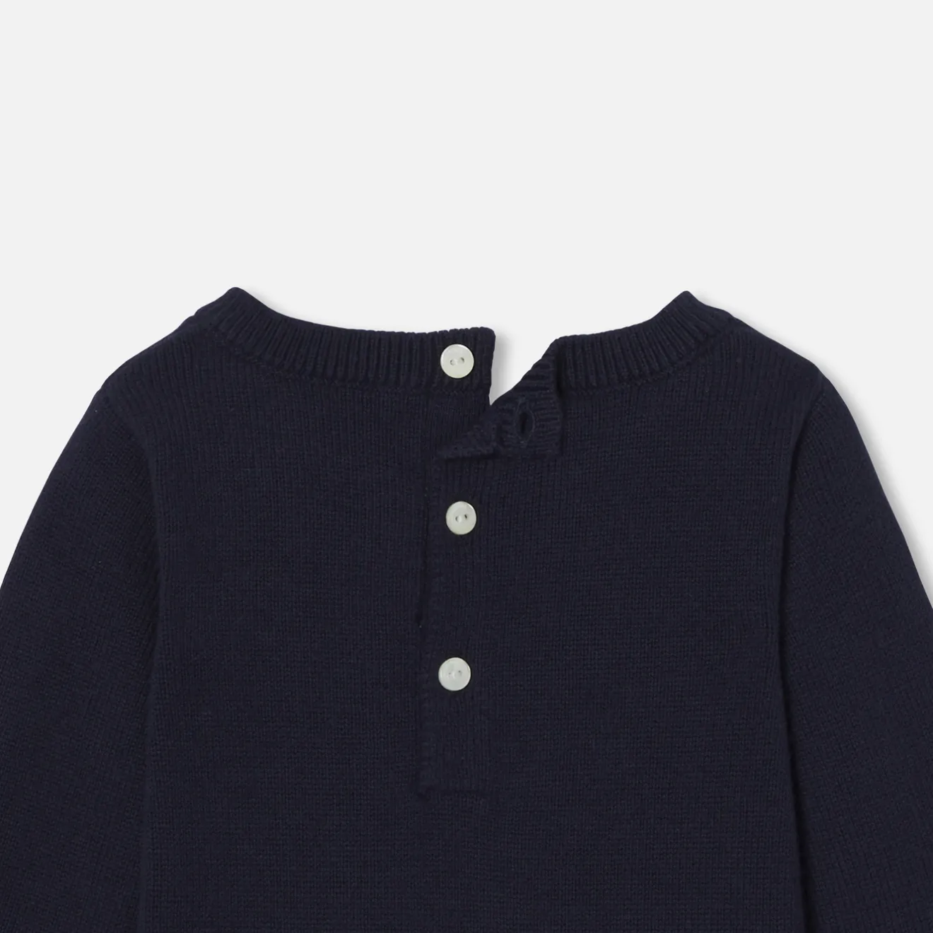 Jacadi Spieler, Latzhosen, Ensembles>Overall aus Strick für Baby Jungen MARINEBLAU/MEHRFARBIG