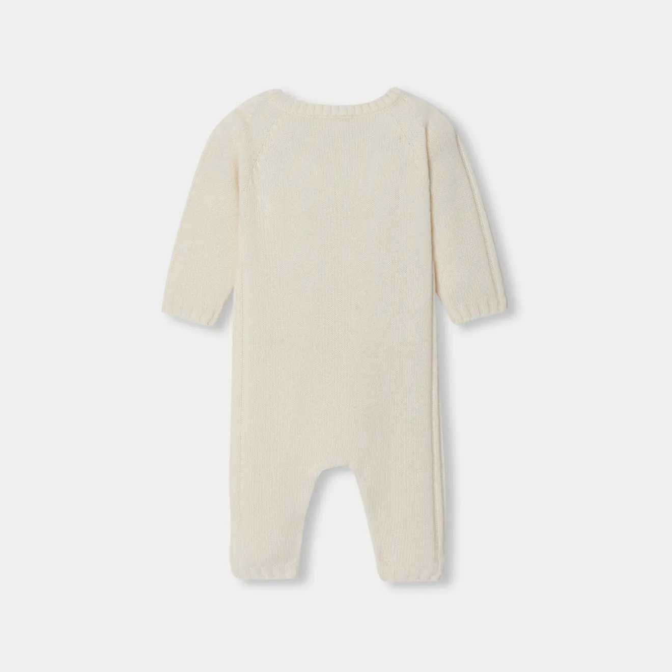 Jacadi Spieler, Latzhosen, Ensembles>Overall für Babys aus Kaschmir WEICHES JACADI WEISS