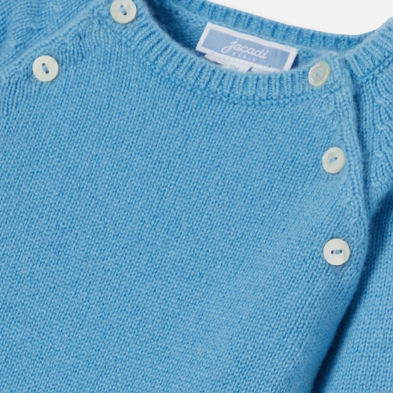 Jacadi Spieler, Latzhosen, Ensembles>Overall für Babys aus Kaschmir PREUSSISCHBLAU