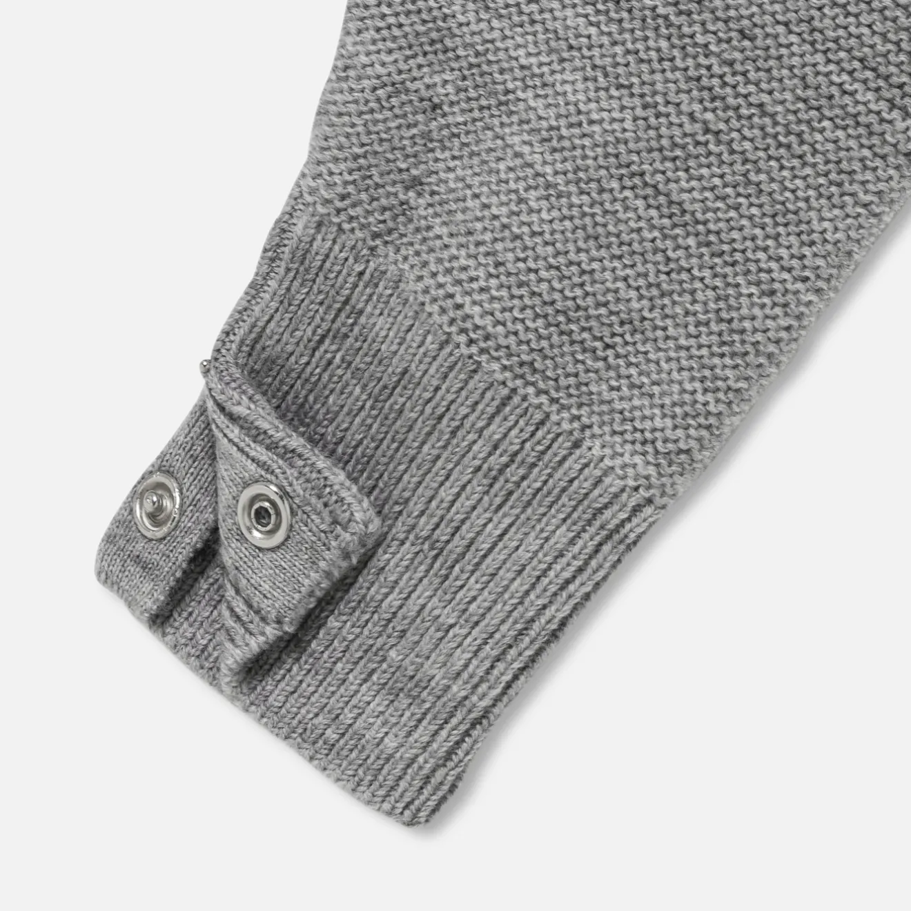 Jacadi Spieler, Latzhosen, Ensembles>Overall für Babys aus Merinowolle GRAU MELIERT HELL JACADI
