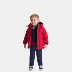 Jacadi Jacken & Mäntel>Parka aus Nylon Kleinkind Junge STEIN ROT