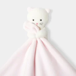 Jacadi Babyspielzeug, Plüschtiere & Schnuffeltücher>Plüschkatze ROSA BLASS JACADI