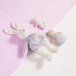 Jacadi Babyspielzeug, Plüschtiere & Schnuffeltücher|Kuscheltiere & Schnuffeltücher>Plüschtier Katze, kleines Modell JACADI WEISS