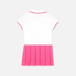 Jacadi Kleider>Polokleid für Mädchen WEISS/ROSA