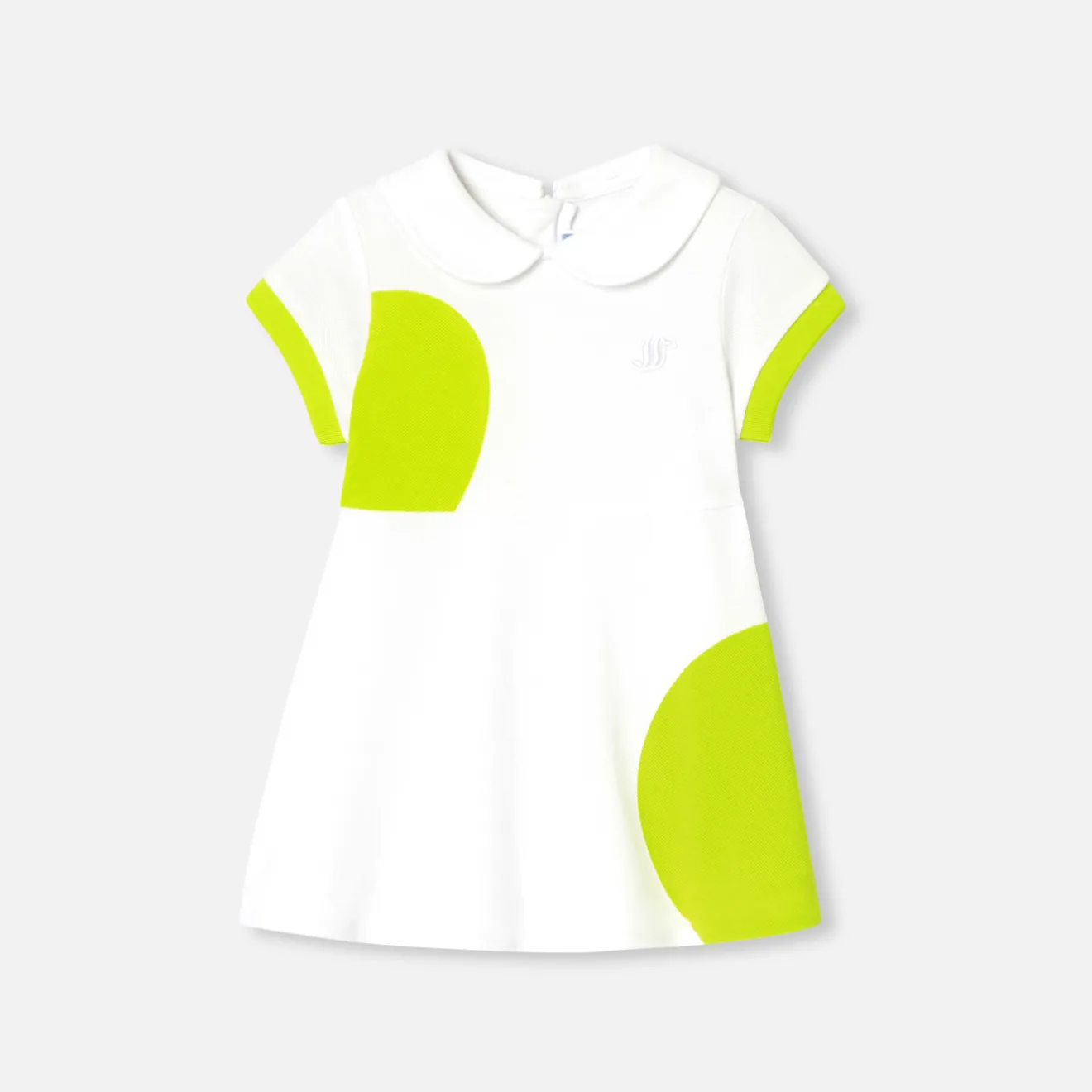 Jacadi Kleider>Polokleid Kleinkind Mädchen WEISS/MEHRFARBIG