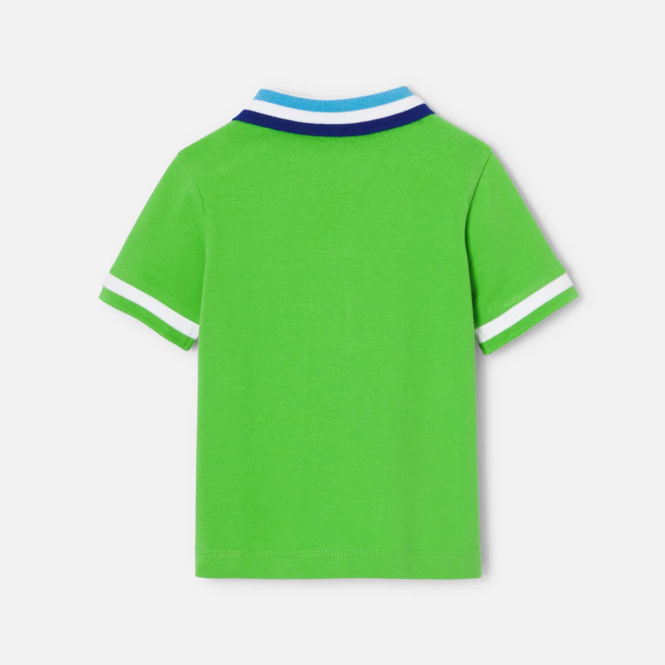 Jacadi T-Shirts, Polos, Langarmshirts>Poloshirt aus Baumwollpikee Kleinkind Junge GRÜN KLEEBLATT