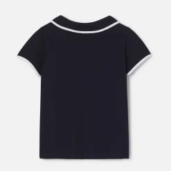 Jacadi T-Shirts, Polos, Langarmshirts>Poloshirt für Mädchen MARINEBLAU JACADI