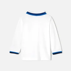 Jacadi T-Shirts, Polos, Langarmshirts>Poloshirt mit langen Ärmeln Kleinkind Junge JACADI WEISS