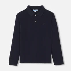 Jacadi T-Shirts, Polos, Langarmshirts>Poloshirt mit langen Ärmeln für Jungen MARINEBLAU JACADI