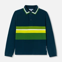 Jacadi T-Shirts, Polos, Langarmshirts>Poloshirt mit langen Ärmeln für Jungen TINTE