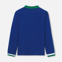 Jacadi T-Shirts, Polos, Langarmshirts>Poloshirt mit langen Ärmeln für Jungen UFERBLAU