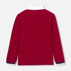 Jacadi T-Shirts, Polos, Langarmshirts>Poloshirt mit langen Ärmeln für Jungen VIOLET