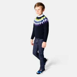 Jacadi Pullover, Sweatshirts, Strickjacken>Pullover für Junge aus nachhaltige Wolle MARINEBLAU JACADI