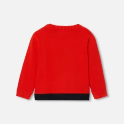 Jacadi Pullover, Sweatshirts, Strickjacken>Pullover Kleinkind Junge LEBENDIGES ROT