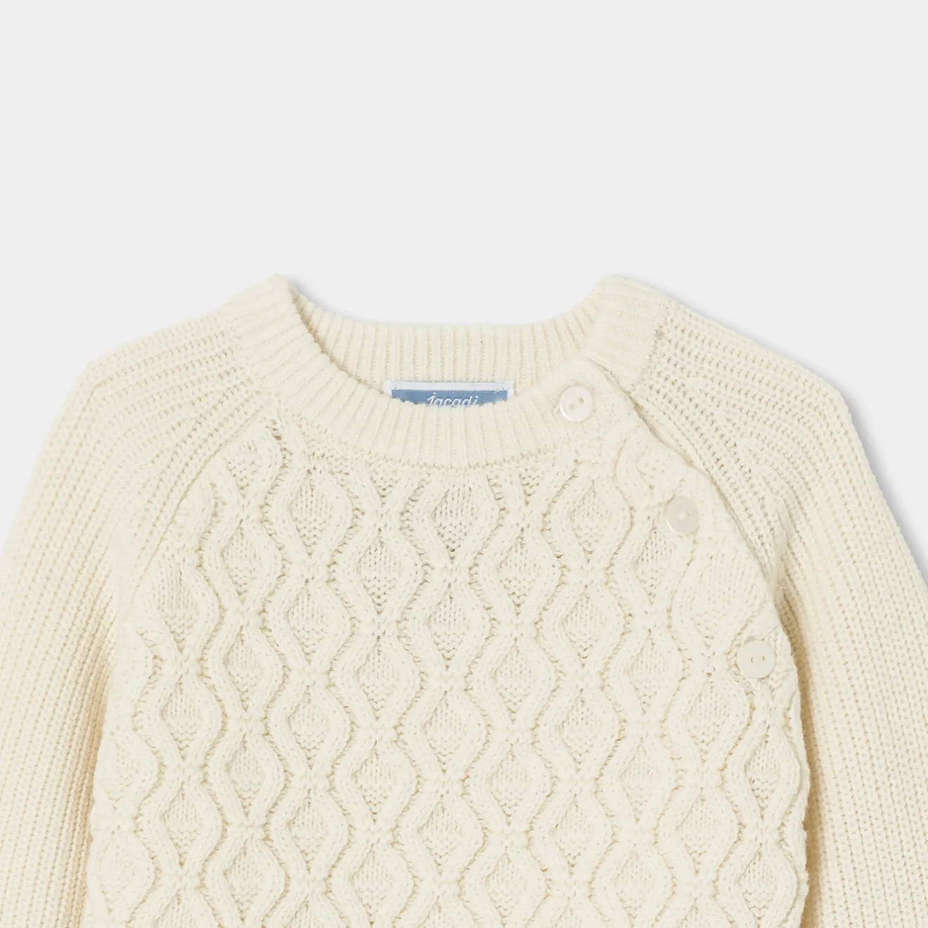 Jacadi Pullover, Sweatshirts, Strickjacken>Pullover Kleinkind Junge WEICHES JACADI WEISS