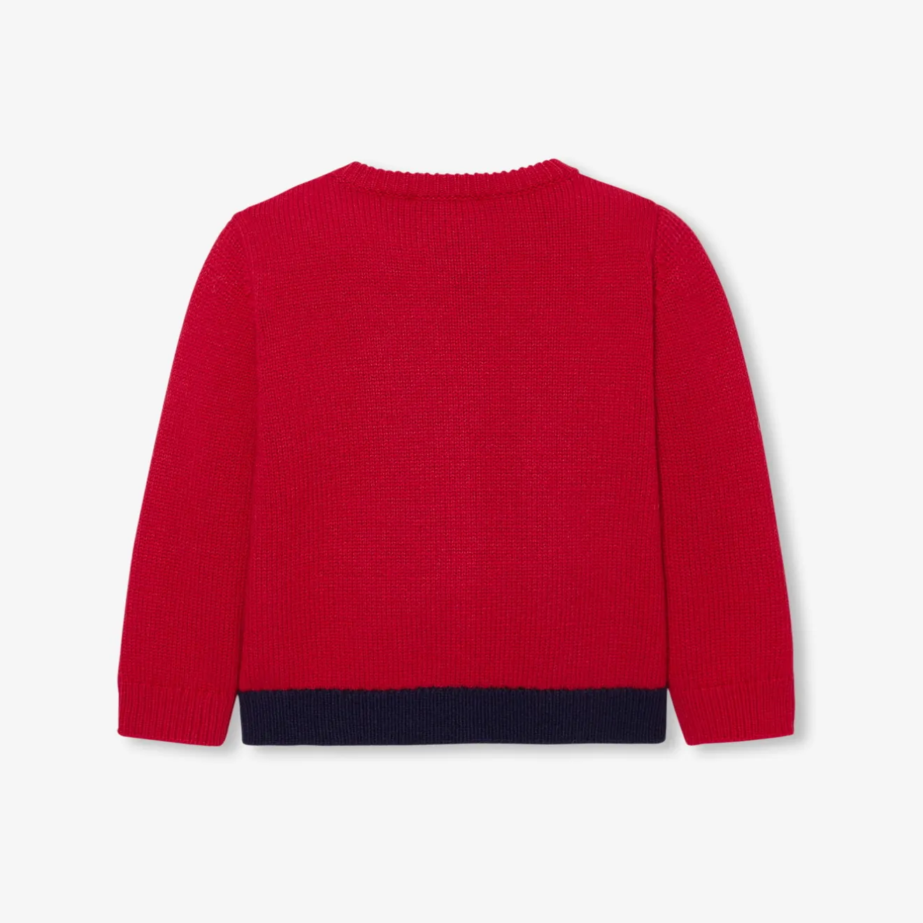 Jacadi Pullover, Sweatshirts, Strickjacken>Pullover mit Flocken-Intarsie Kleinkind Junge STEIN ROT