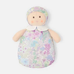 Jacadi Babyspielzeug, Plüschtiere & Schnuffeltücher|Kuscheltiere & Schnuffeltücher>Puppe Josephine aus Liberty-Stoff WEISS/MEHRFARBIG