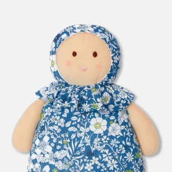 Jacadi Babyspielzeug, Plüschtiere & Schnuffeltücher|Kuscheltiere & Schnuffeltücher>Puppe Josephine aus Liberty-Stoff BLAU/MEHRFARBIG