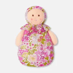 Jacadi Babyspielzeug, Plüschtiere & Schnuffeltücher|Kuscheltiere & Schnuffeltücher>Puppe Josephine aus Liberty-Stoff ROSA/MEHRFARBIG