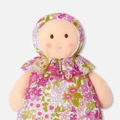 Jacadi Babyspielzeug, Plüschtiere & Schnuffeltücher|Kuscheltiere & Schnuffeltücher>Puppe Josephine aus Liberty-Stoff ROSA/MEHRFARBIG