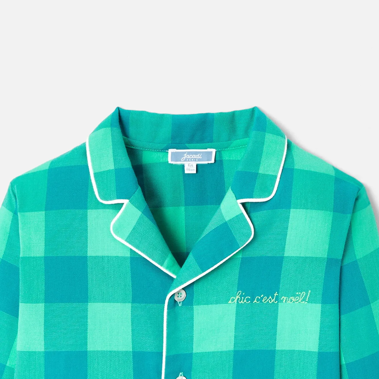 Jacadi Schlafanzüge>Pyjama aus Flanell für Jungen GRÜN/MEHRFARBIG
