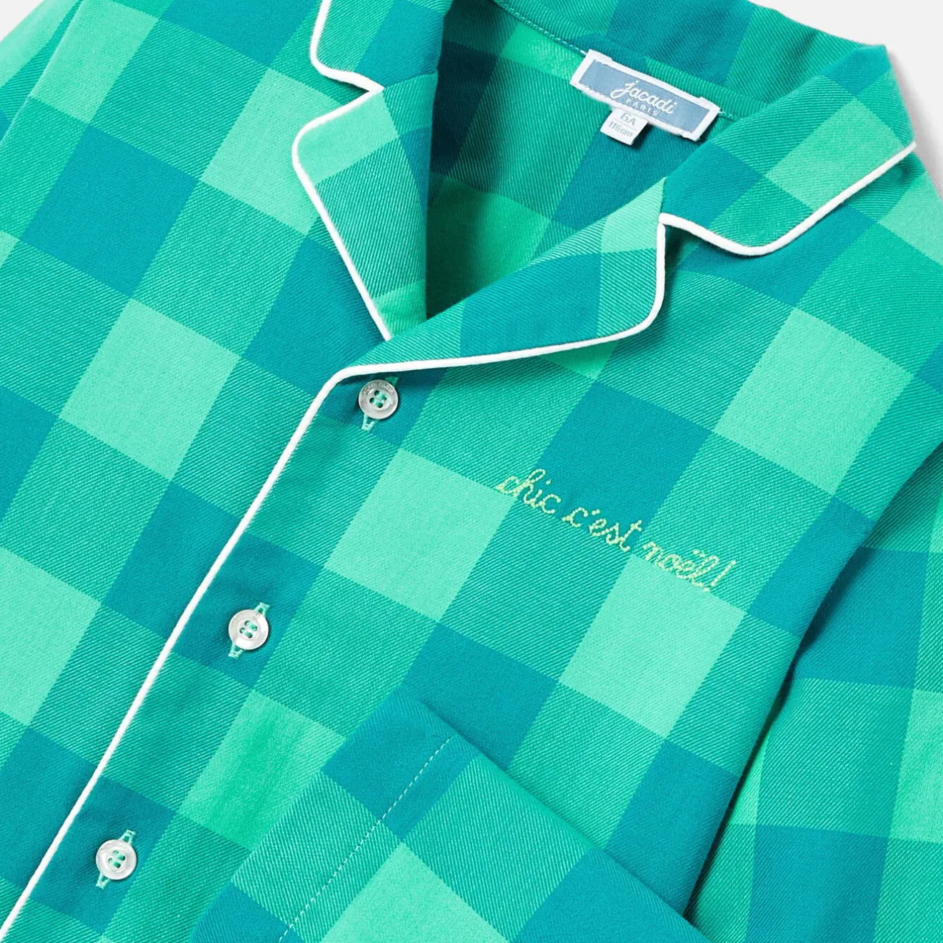 Jacadi Schlafanzüge>Pyjama aus Flanell für Jungen GRÜN/MEHRFARBIG