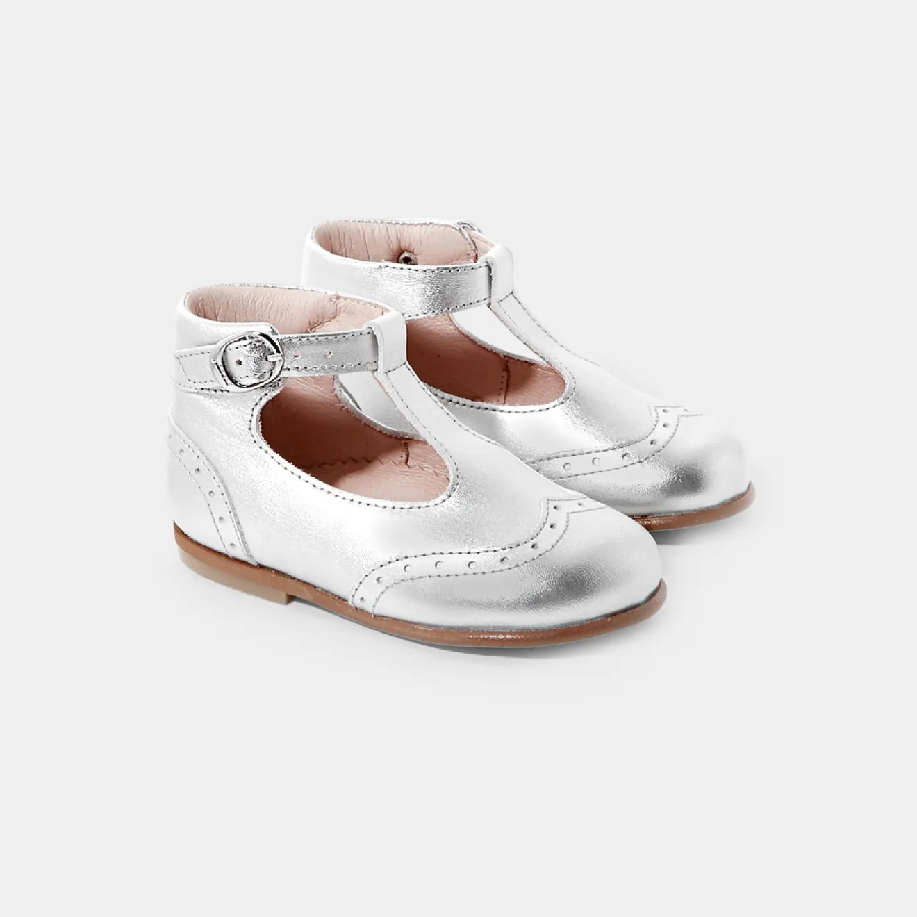 Jacadi Ballerinas & Riemchenschuhe|Schuhe>Riemchenschuhe für Mädchen SILBER