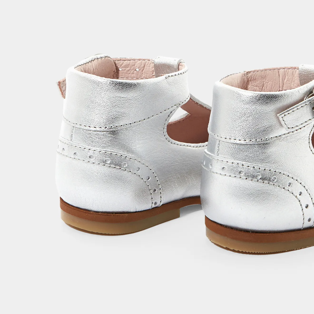 Jacadi Ballerinas & Riemchenschuhe|Schuhe>Riemchenschuhe für Mädchen SILBER