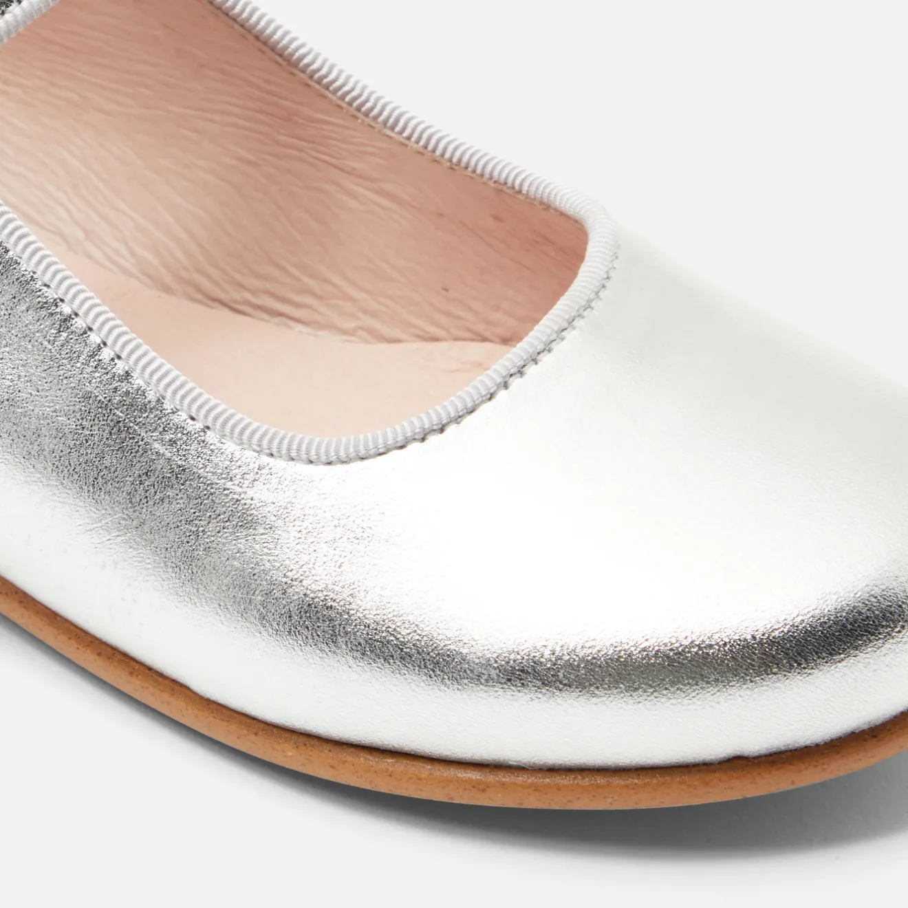 Jacadi Ballerinas & Riemchenschuhe>Riemchenschuhe für Mädchen aus Glacéleder SILBER