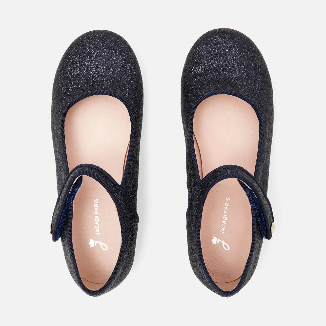 Jacadi Ballerinas & Riemchenschuhe>Riemchenschuhe mit Pailletten für Mädchen MARINEBLAU JACADI