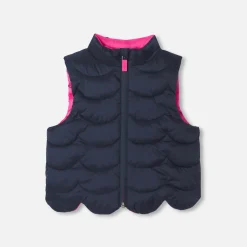 Jacadi Jacken & Mäntel>Ärmellose, wendbare Steppjacke Kleinkind Mädchen ROSA/MEHRFARBIG