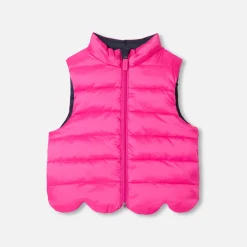 Jacadi Jacken & Mäntel>Ärmellose, wendbare Steppjacke Kleinkind Mädchen ROSA/MEHRFARBIG