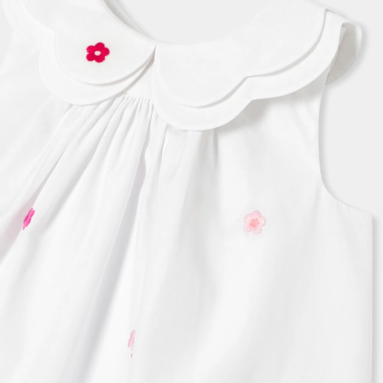 Jacadi Kleider>Ärmelloses Kleid für Mädchen WEISS/MEHRFARBIG