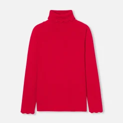 Jacadi Pullover, Sweatshirts, Strickjacken>Rollkragenpullover für Mädchen ROT JACADI