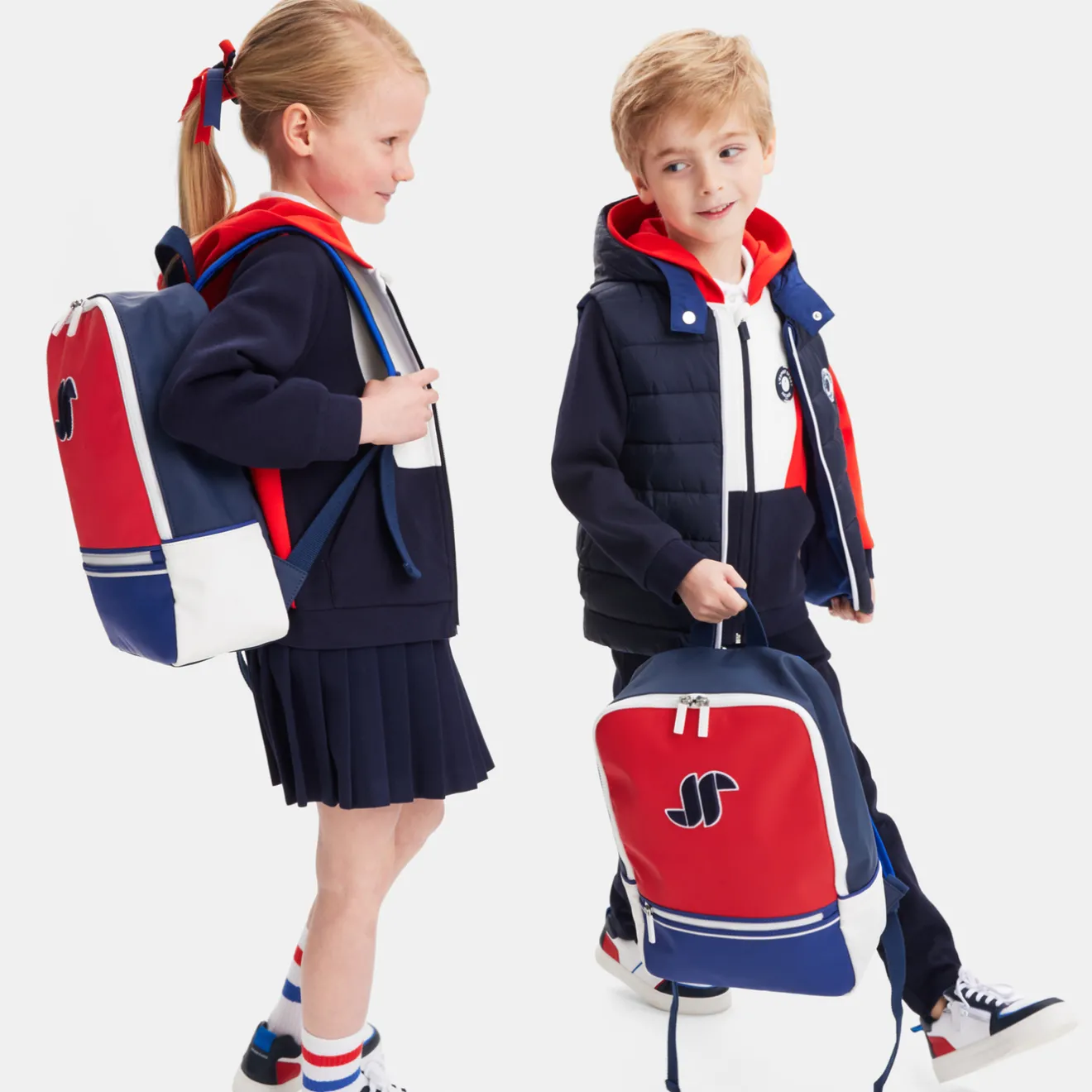 Jacadi Weitere Accessoires|Accessoires>Rucksack für Kinder MARINEBLAU/ROT