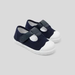 Jacadi Sandalen|Stoffschuhe>Sandalen aus Canvas MARINEBLAU JACADI