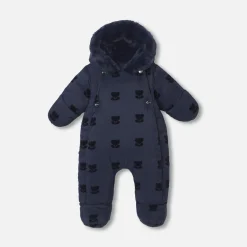 Jacadi Jacken & Mäntel|Schneeanzüge & Jacken>Schneeanzug aus Nylon für Baby Mädchen MARINEBLAU JACADI