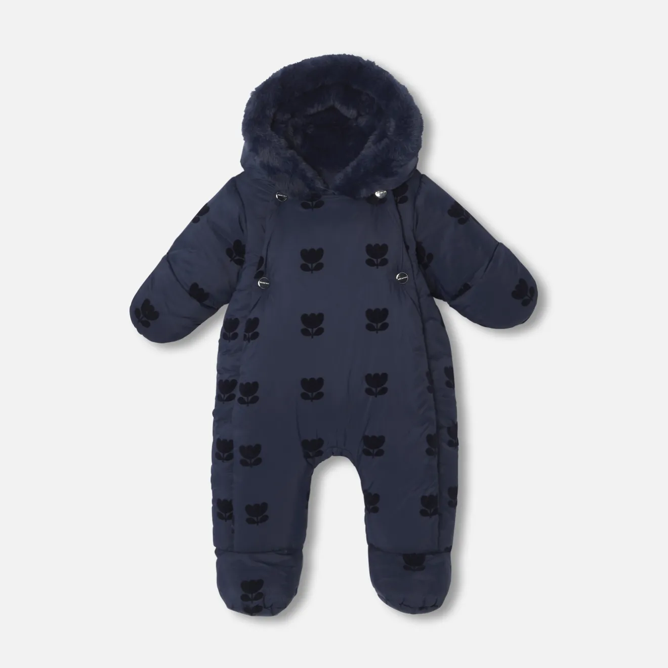 Jacadi Jacken & Mäntel|Schneeanzüge & Jacken>Schneeanzug aus Nylon für Baby Mädchen MARINEBLAU JACADI