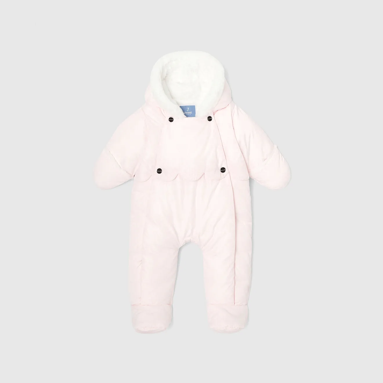 Jacadi Jacken & Mäntel|Schneeanzüge & Jacken>Schneeanzug für Baby Mädchen ROSA BLASS JACADI
