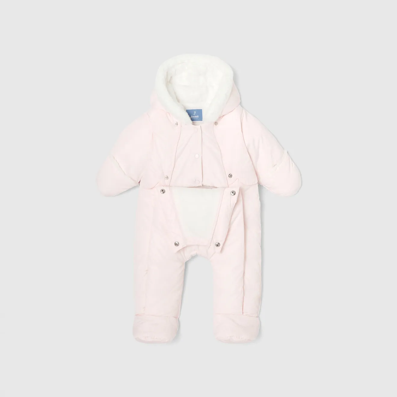 Jacadi Jacken & Mäntel|Schneeanzüge & Jacken>Schneeanzug für Baby Mädchen ROSA BLASS JACADI