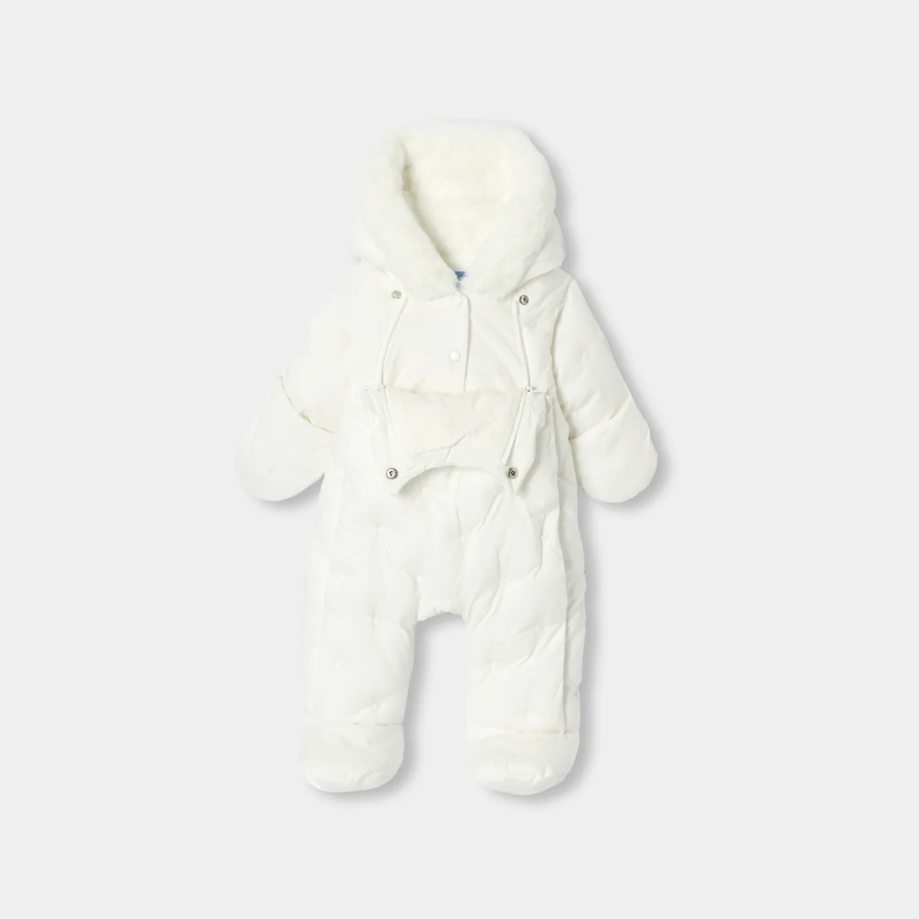 Jacadi Jacken & Mäntel|Schneeanzüge & Jacken>Schneeanzug für Baby Mädchen WEICHES JACADI WEISS