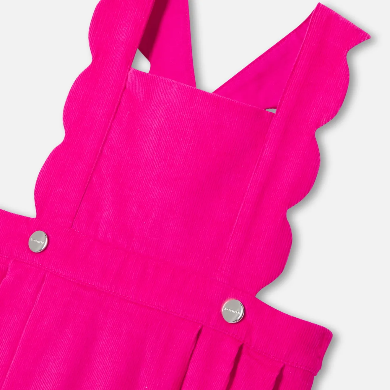 Jacadi Kleider>Schürzenkleid aus Samt Kleinkind Mädchen HIMBEERE